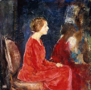 De Rode Jurk door Charles Webster Hawthorne