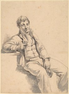 De Drinker door Charles Wesley Jarvis