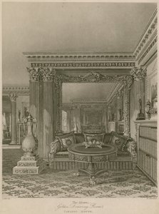 De Nissen, Gouden Tekenzaal, Carlton House, Londen door Charles Wild