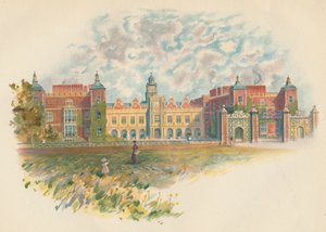 Hatfield House, Hertfordshire - Zuidelijke Voorzijde, c1890 door Charles Wilkinson