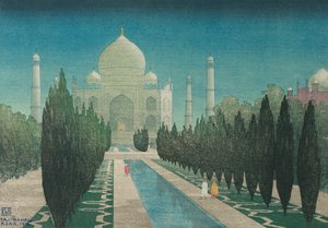 Taj Mahal, Agra door Charles William Bartlett