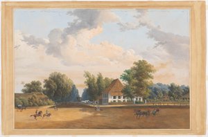 Gezicht te Rijswijk Batavia