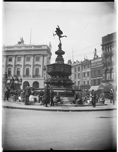 Shaftesbury Memorial Fontein, Piccadilly Circus, City of Westminster, Londen, 1895-1905