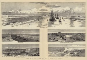 De oorlog in Egypte, uitzichten op het Suezkanaal