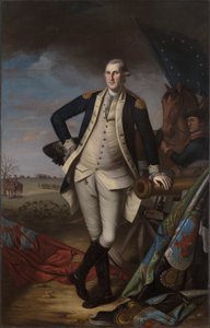 George Washington bij de Slag om Princeton door Charles Willson Peale