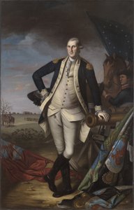 George Washington bij de Slag om Princeton, 1781 door Charles Willson Peale