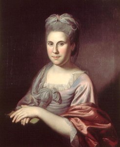 Mevrouw Ann Borden Hopkinson (1746-1827) door Charles Willson Peale