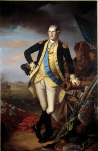Portret van George Washington (1732-1799) na de Slag bij Princeton, 3 januari door Charles Willson Peale
