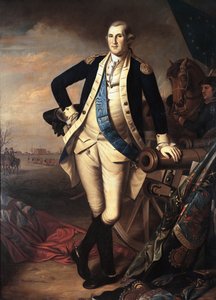 Portret van George Washington na de Slag bij Princeton, 3 januari door Charles Willson Peale