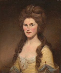 Rebecca Bryan White (Mevr. John White) door Charles Willson Peale