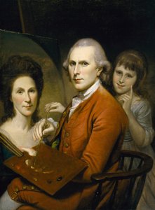 Zelfportret met Angelica Peale en Portret van Rachel