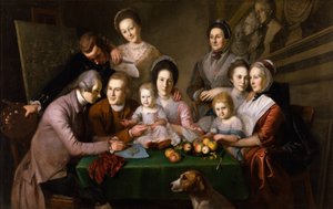 De familie Peale, ca. 1771-73 (olieverf op doek)