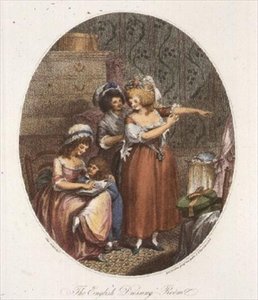De Engelse Kleedkamer, gegraveerd door P.W. Tomkins door Charles after Ansell