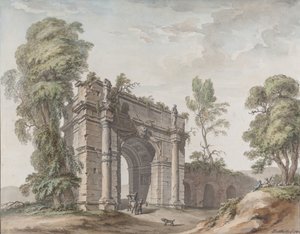 Ontwerp voor een Triomfboog voor de Tuinen van Chateau d
