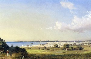 Havana Baai, Cuba. ca.1854-61 door Charles de Wolfe Brownell