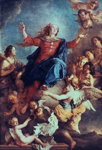 De Hemelvaart van de Maagd, 17e begin 18e eeuw door Charles de la Fosse