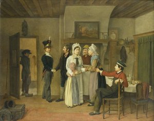 Het Afscheid van de Soldaat door Charles van Beveren