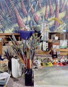 Atelier van de kunstenaar door Charlotte Johnson Wahl