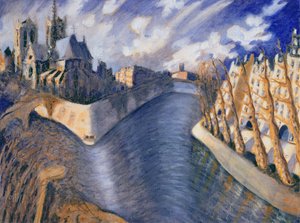Notre Dame Kathedraal, Parijs door Charlotte Johnson Wahl
