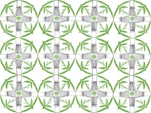 Matcha Herhaalpatroon, 2018 door Charlotte Orr
