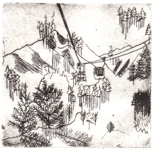 Mayrhofen bergen door Charlotte Orr
