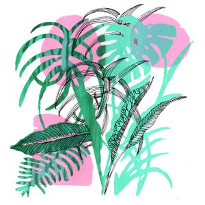 Tropische planten, 2018 door Charlotte Orr