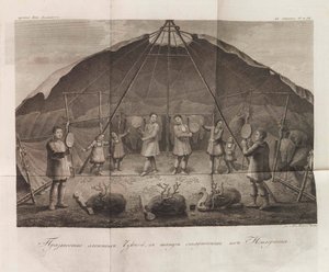 Illustratie uit De reizen van kapitein Billings door Tsjoekotka... door Gavriil Sarychev, 1811