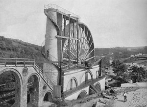 Laxey Wheel, Isle of Man, c1896