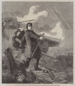 Dappere daad van Commandant W N Hewett voor Sebastopol door Chevalier Louis William Desanges