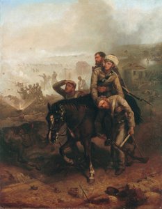 Luitenant William George Cubitt die het Victoria Cross verdient in Lucknow tijdens de Indiase opstand op 30 juni 1857, c.1860