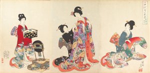 Chiyoda-kasteelalbum van vrouwen, 1895