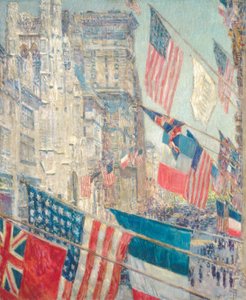 Allies Day, mei 1917 door Childe Frederick Hassam
