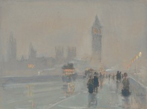 Big Ben door Childe Frederick Hassam