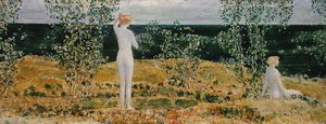 Montauk door Childe Frederick Hassam