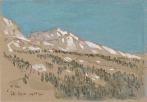 Mt. Hood door Childe Frederick Hassam