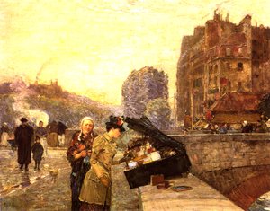 Parijs, de Quai St Michel, ca. 1888