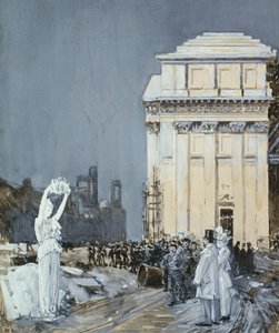 Scène op de Wereldtentoonstelling, Chicago, Illinois