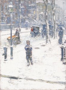 Sneeuwstorm, Fifth Avenue, New York