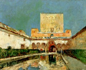 Het Alhambra, Granada, Spanje, c.1883