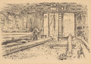 De Sparwinkel, Gloucester door Childe Frederick Hassam