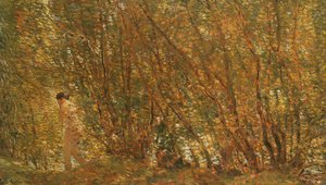 Onder de Elzen door Childe Frederick Hassam