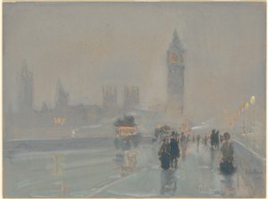 Big Ben door Childe Hassam