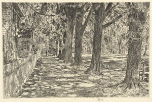 Easthampton, 1917 door Childe Hassam