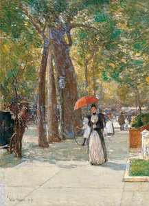 Fifth Avenue bij Washington Square, New York, 1891