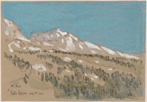 Mount Hood, Oregon door Childe Hassam