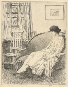 Open Raam door Childe Hassam