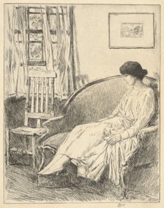 Open raam door Childe Hassam