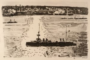 De Franse kruiser door Childe Hassam