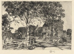 Walt Whitman door Childe Hassam