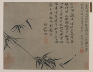 Een bamboespray, mogelijk Qing-dynastie